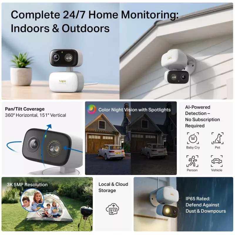 TP-Link Tapo C236 netwerkbewakingscamera buiten/binnen 2304 x 1296
