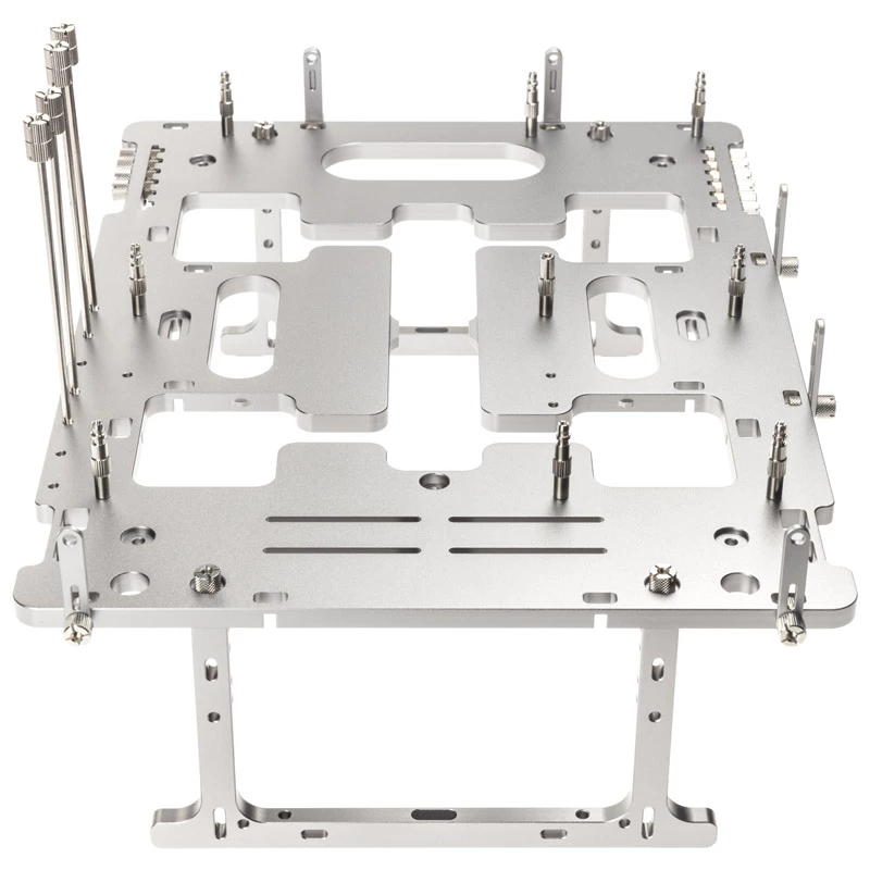 Open frametafel Streacom BC1 V2 zilver — ATX-ondersteuning, test- en montageplatform