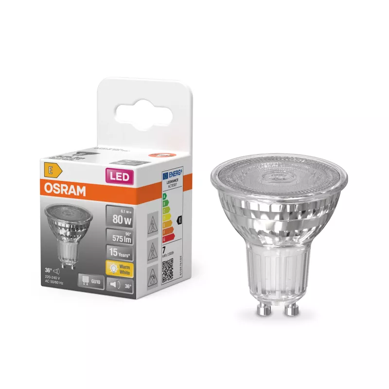 Osram Parathom reflector | GU10 | 6,1 W | warmwit