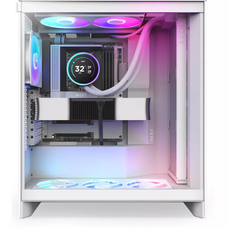Kraken Elite 420 RGB 420 mm, vloeistofkoeling wit