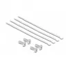 DeLOCK 10 inch patchpaneel 8 poorten Cat.6A 1U grijs