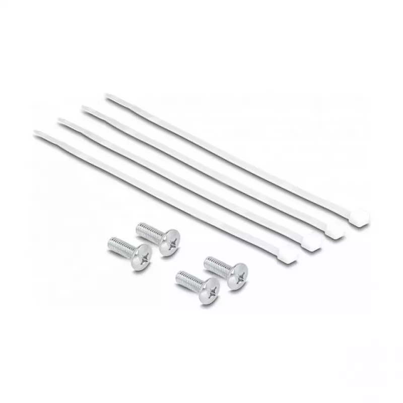 DeLOCK 10 inch patchpaneel 8 poorten Cat.6A 1U grijs