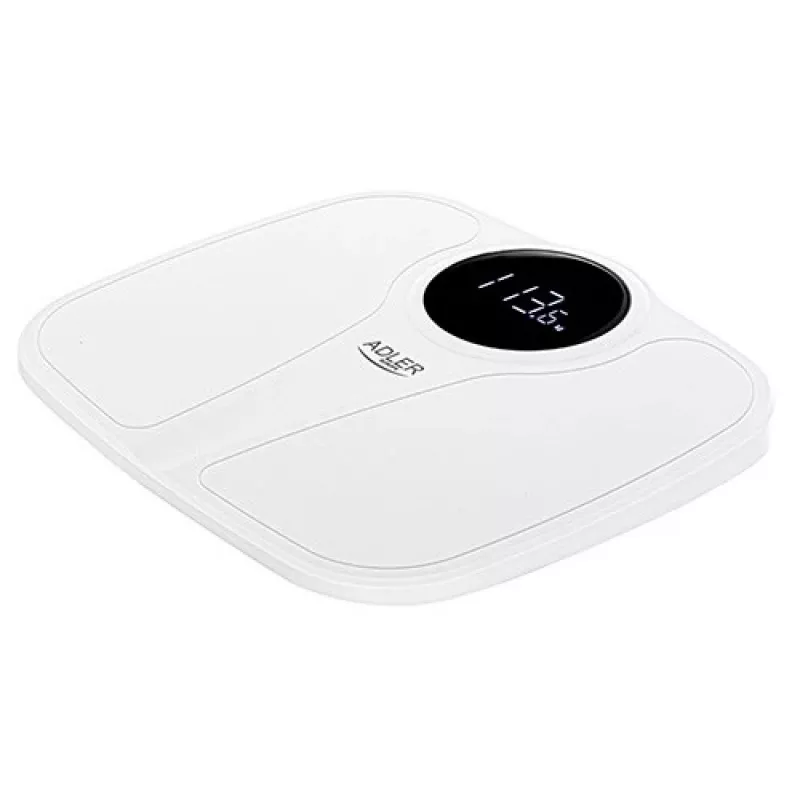 Adler AD 8172w elektronische personenweegschaal LED