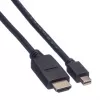 Mini DisplayPort-kabel VALUE Mini DP-HDTV M/M 3 m