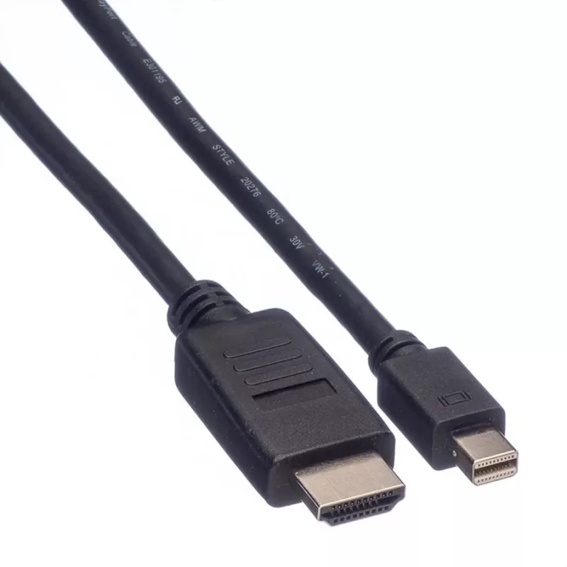Mini DisplayPort-kabel VALUE Mini DP-HDTV M/M 3 m