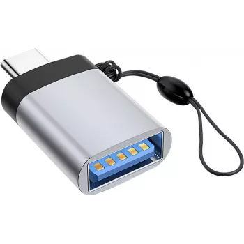 Microconnect USB3.0ACFB-KEY kabeladapter USB C USB A zwart, zilver
