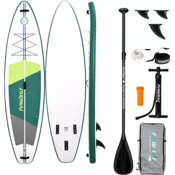 FunWater SUP paddleboard SUPFW69A (groen-wit)
