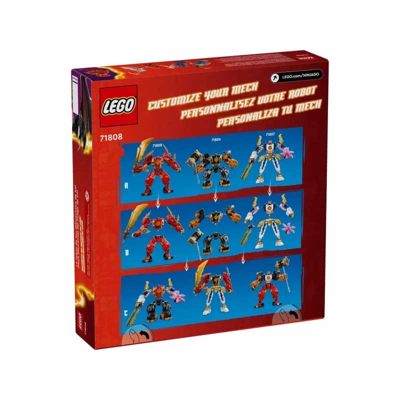 LEGO NINJAGO set 71808 — 322 onderdelen, 4 minifiguren, hoogte 160 mm, leeftijd 7+