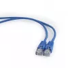 Blauwe patchkabel Cat. 5E met gevormde trekontlasting 50μ-stekker, 2 meter