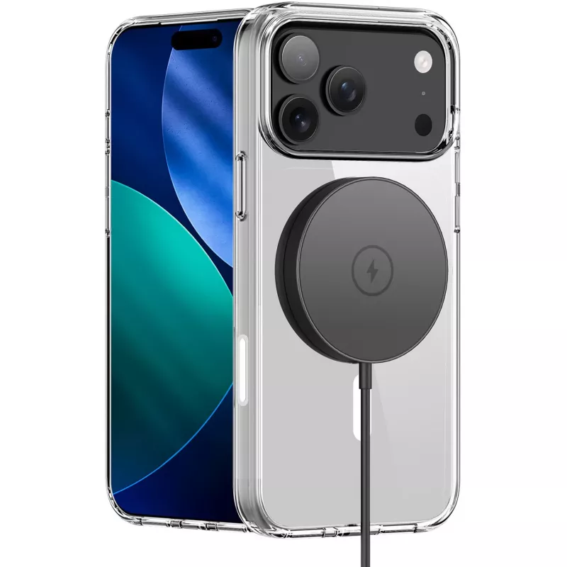 Nevox StyleShell SHOCKFlex - iPhone 17 Pro Max compatibel met MagSafe transparant