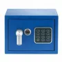 Vrijstaande kluis Yale YSV/170/DB2/B staal blauw, cijferslot, 3,8 l, vloer-/wandmontage