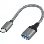 LogiLink USB 3.2 Gen1 Type-C-adapter C/M naar USB-A/F OTG aluminium 0,15 m