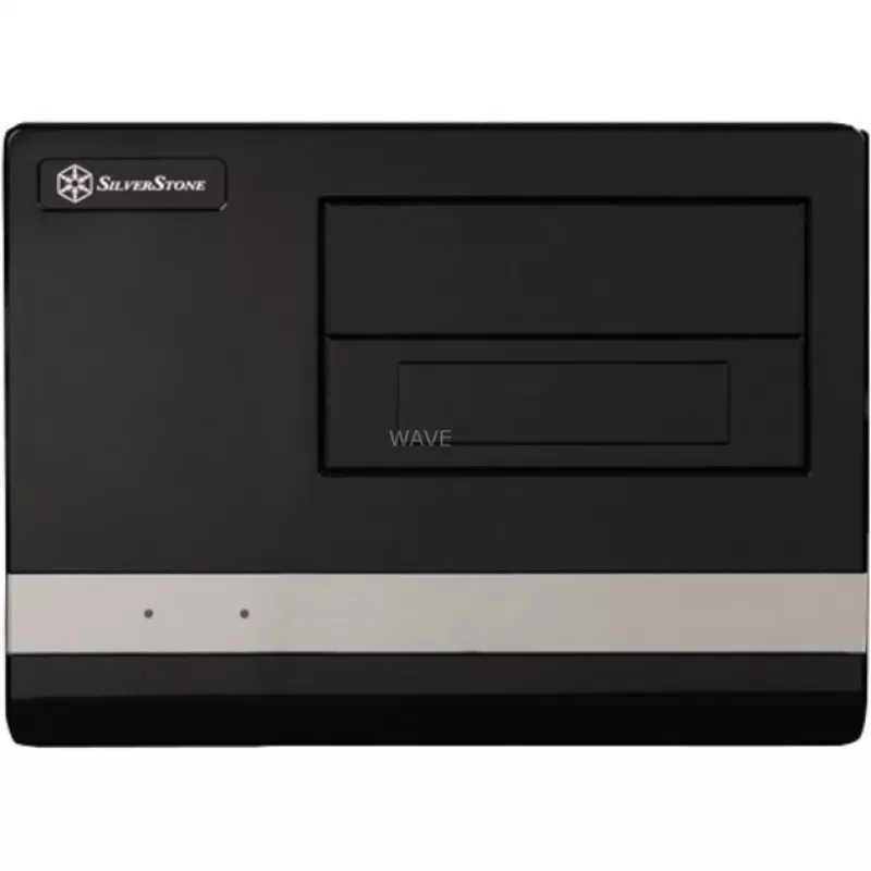 PC-behuizing SILVERSTONE SG02-F Small Form Factor SFF Micro ATX, 2x 3,5-inch bays, USB 3.0, zwart