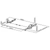 Maclean toetsenbordhouder onder bureau, verstelbaar, max. 5 kg, 67x24 cm, MC-462