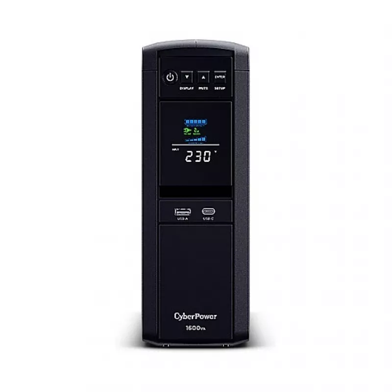 CyberPower CP1600EIPFCLCD noodstroomvoorziening (UPS) line-interactive 1,6 kVA 1000 W 6 AC-uitgangen