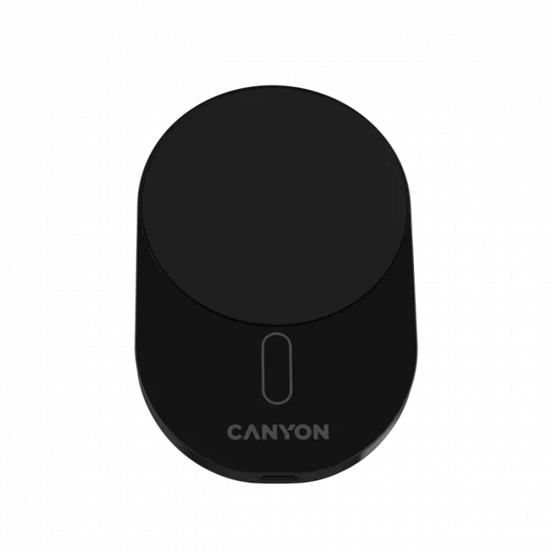 Draadloze autolader CANYON OnGrip 105 15W Qi2 draadloos zwart