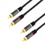 LogiLink CA1202 audiokabel 1 m 2 x RCA zwart (CA1202)