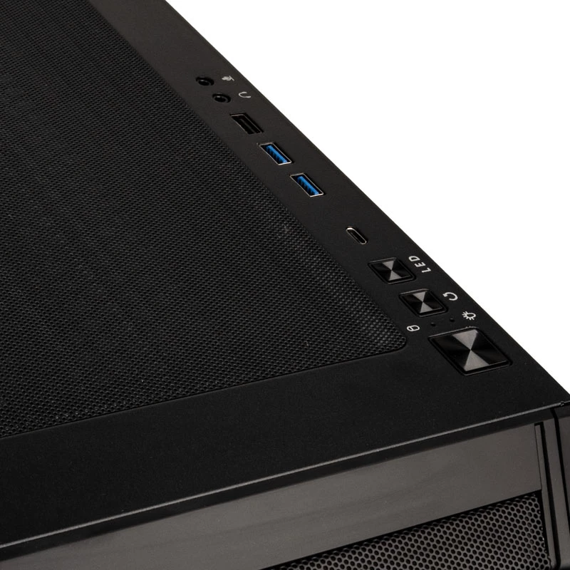PC-behuizing Kolink Citadel Mesh ATX ARGB midi-tower – zwart, ATX-miditower-formfactor