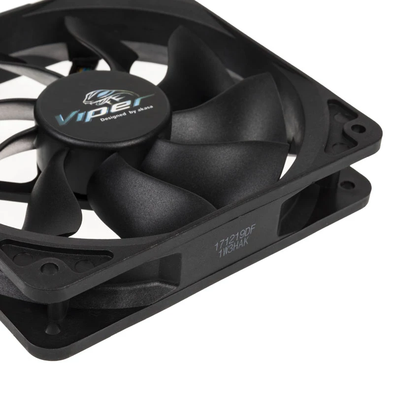 AKASA Viper 120mm behuizingventilator - zwart
