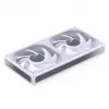 JONSBO ZB-240W 2x120mm ARGB PWM behuizingsventilator – wit