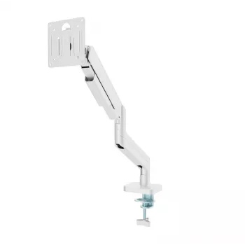 Monitorbeugel Gembird MA-DA1-04-W klemstandaard voor 17-inch–32-inch schermen, VESA 75x75–100x100, max. draaglast 10 kg, wit