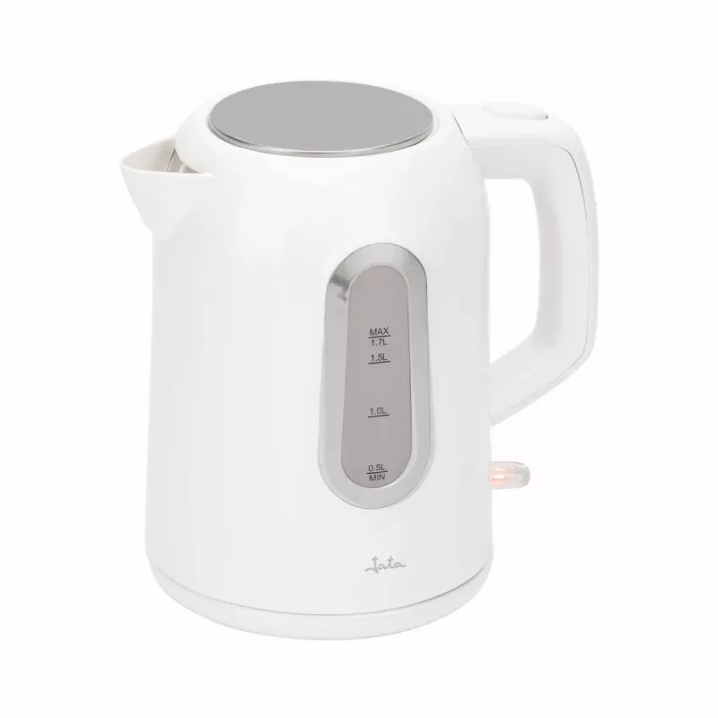 Jata JEHA1809 elektrische waterkoker 1,7 l 2200 W, 360° draaibare basis, wit