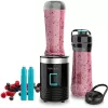 Cecotec Power Titanium 350 EasyGo blender, 350 W, 2 bekers van 600 ml, zwart