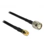 Coaxkabel DeLOCK 89498 TNC SMA CFD200 10m zwart