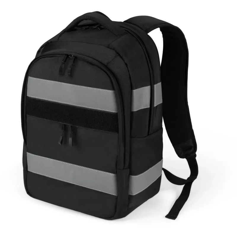 DICOTA Hi-Vis V2 Backpack rugzak zwart 320x220x455mm PET TPU