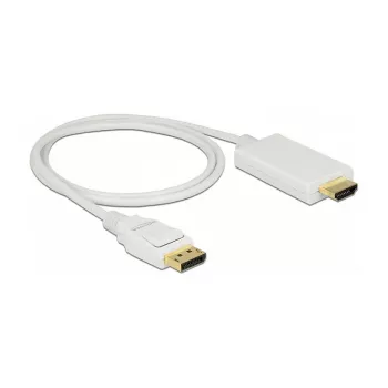 Videokabel-adapter DeLOCK 83817 1 m DisplayPort HDMI wit