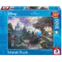 Schmidt Spiele 59472 Thomas Kinkade: Disney Assepoester puzzel, 1000 stukjes, 69,3 x 49,3 cm, cartoons