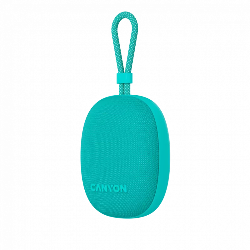 Canyon OnMove 12 - draagbare Bluetooth v5.3 luidspreker - 5W - TWS - IPX7 - 12 uur - USB-C opladen