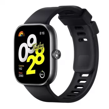 Xiaomi Redmi Watch 4 – smartwatch met band – TPU – zwart – polsomtrek: 135–205 mm – display 5 cm (1,97 inch)