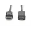 Adapterkabel DisplayPort 1.2 met vergrendeling 4K 60Hz UHD Type DP/HDMI A M/M zwart 2 m