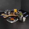 Pannenset Russell Hobbs RH01179EU, 5-delig, blauw