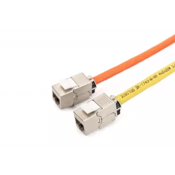 Digitus CAT 6A Keystone-module, afgeschermd, met intelligente kabelmanager