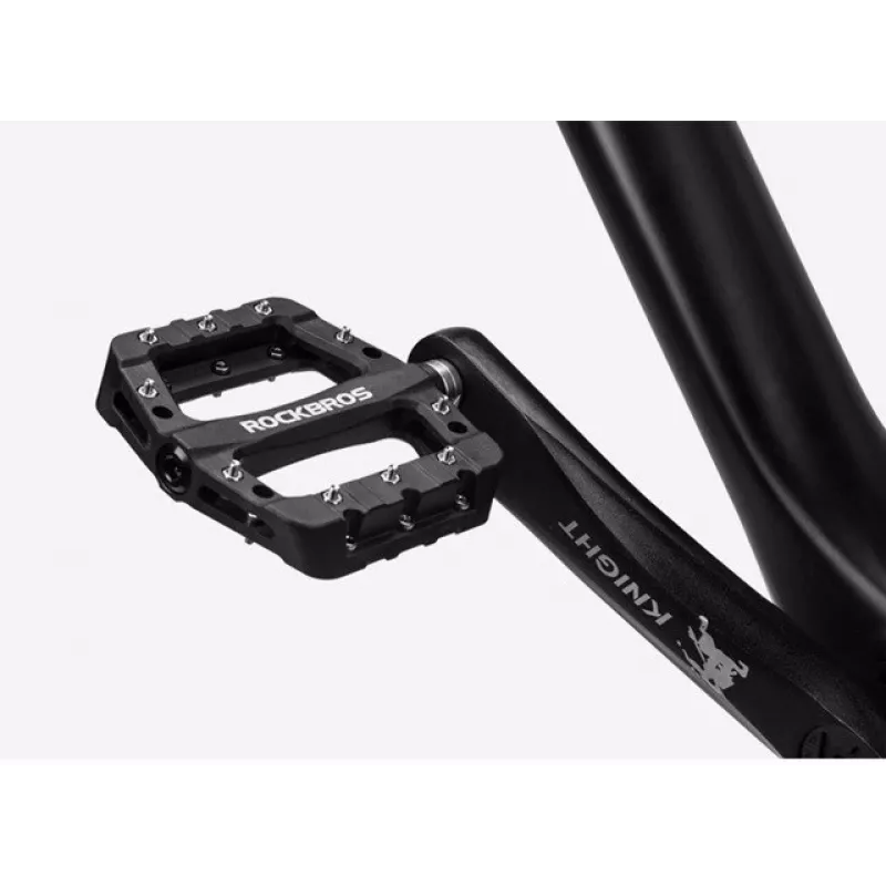 Rockbros 2017-12CBK nylon fietspedalen set - zwart