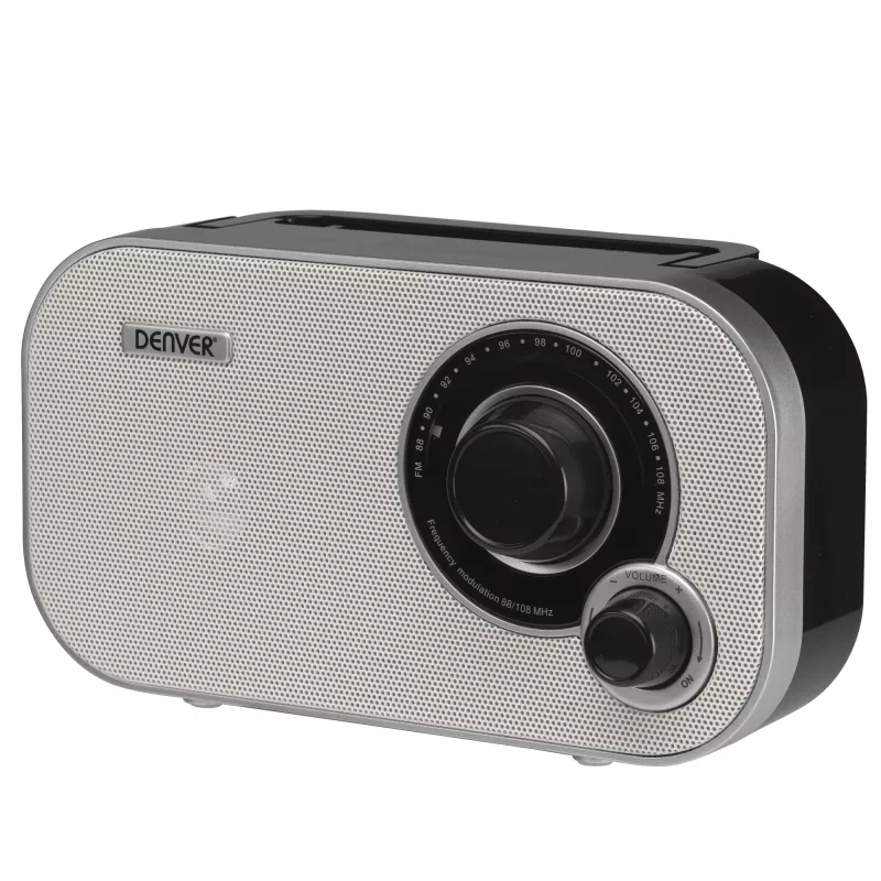 DENVER TR-51WHITE persoonlijke radio zwart wit