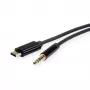 ROLINE adapter USB-C naar jackplug - USB-C mannelijk omkeerbaar naar stereo mini-jackplug mannelijk