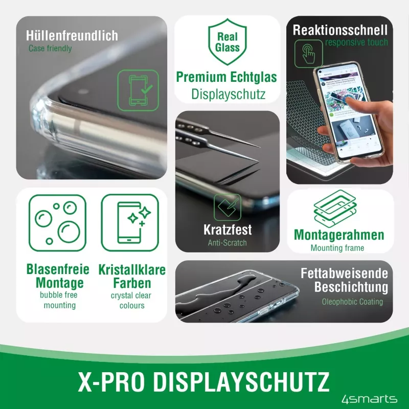 Displayschermfolie 4smarts 456348 Apple iPhone SE (2020) / 8 / 7