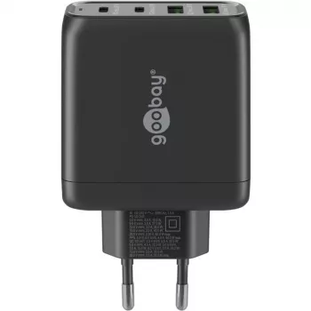 Goobay 64817 oplader voor mobiele apparaten koptelefoon - smartphone - tablet zwart AC snelladen binnen (64817)