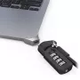 Compulocks Ledge-adapter voor MacBook Air 15 inch M2 M3 combinatiekabelslot zilver