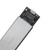Aluminium behuizing QOLTEC 51833 voor M.2 SSD, SATA naar USB 3.0, ondersteunt tot 2 TB