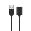 USB-verlengkabel AM-AF 1,8 m zwart