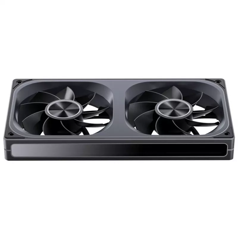 Jonsbo ZA-240 Infinity Mirror ARGB PWM-ventilator met omgekeerde bladen, 240 mm, zwart