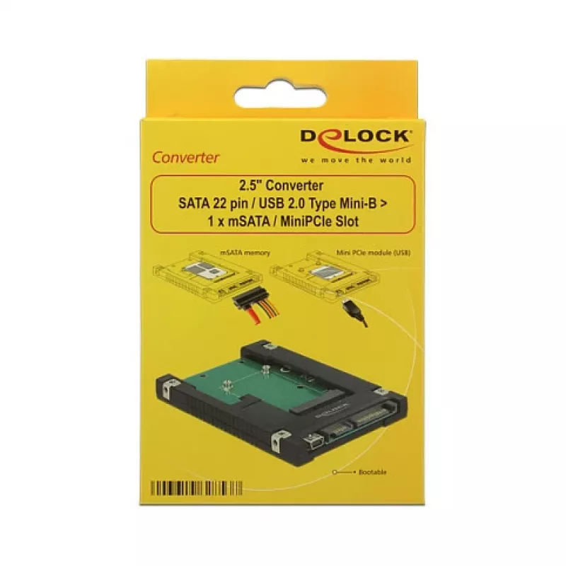 Interne SATA USB 2.0-adapter DeLOCK 62853