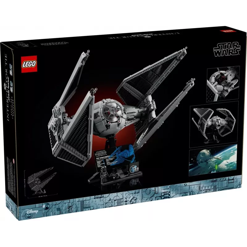 LEGO Star Wars TIE Interceptor model 75382 — gedetailleerde sterrenjager bouwset, 1931 onderdelen, 18+
