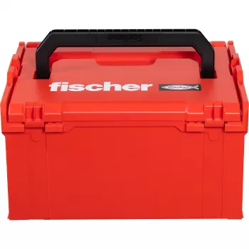 Toolbox FISCHER L-BOXX FLB 238 leeg, rood/zwart, modulaire opbergkoffer