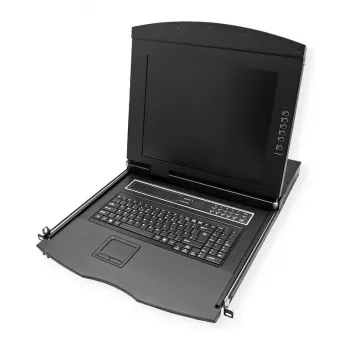 Rackconsole VALUE 26.99.0163 — 43,2 cm (17 inch) 1280×1024, USB-toetsenbord en -muis, 1U, zwart