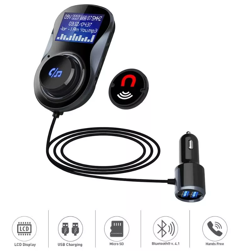 Tellur FMT-B4 Bluetooth FM-zender, microSD, zwart